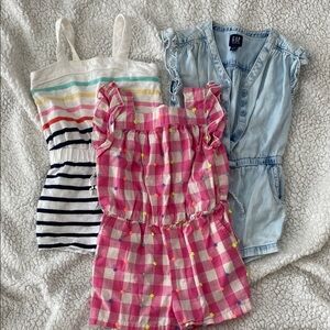GAP Romper Bundle -2T